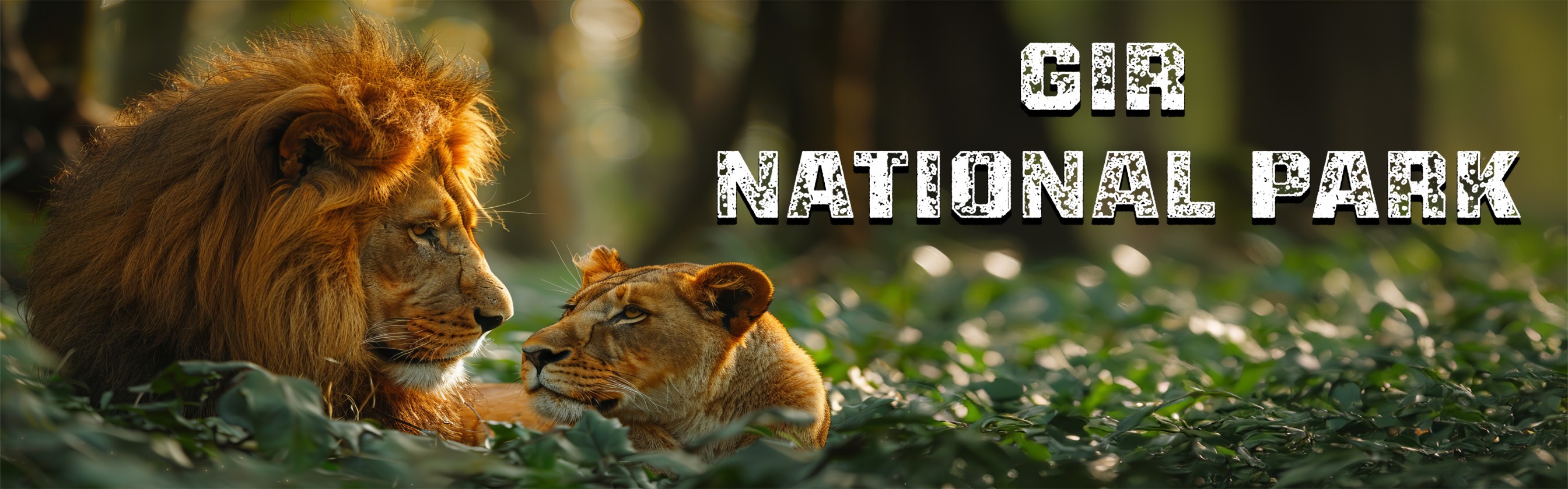 Gir National Park National Park - Tigers in their natural habitat